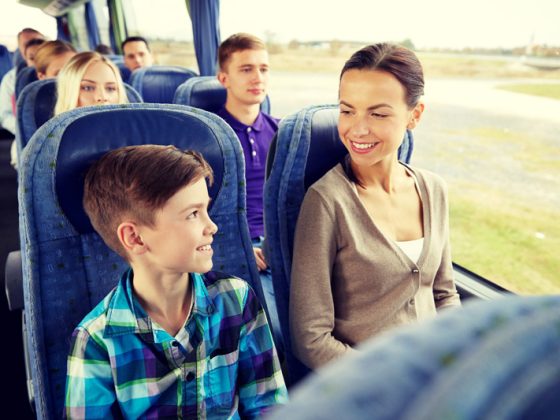 Kelionė autobusu su vaikais